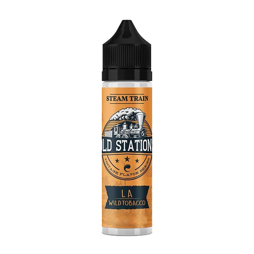 Steam Train Old Stations LA Wild Tobacco 12ml_60ml bottle flavor